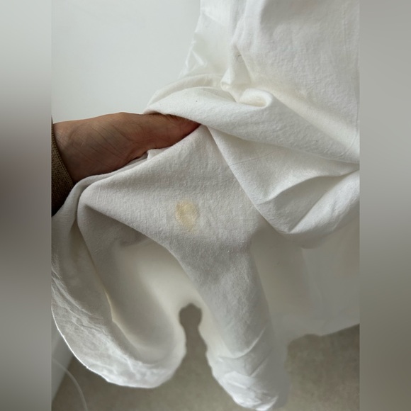 Vintage Cornell trading boho white prairie dress - Picture 8 of 13